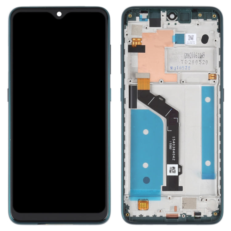Original LCD Screen For Nokia 7.2 / 6.2 Digitizer Full Assembly with Frame(Green)