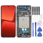 AMOLED Original LCD Screen For Xiaomi 13 Digitizer Full Assembly with Frame (Black)