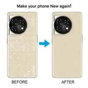 For OnePlus 11 PBH110 Original Battery Back Cover with Camera Lens Cover(Gold)