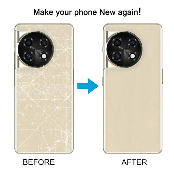 For OnePlus 11 PBH110 Original Battery Back Cover with Camera Lens Cover(Gold)
