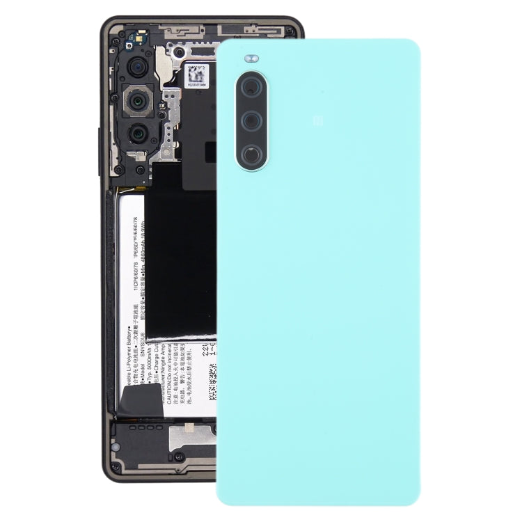 For Sony Xperia 10 IV Original Battery Back Cover(Green)
