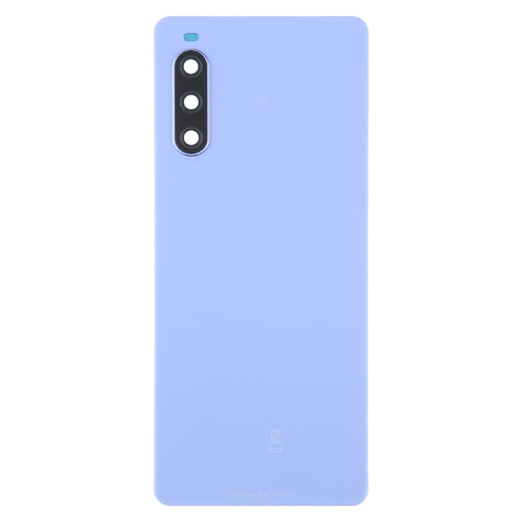 For Sony Xperia 10 IV Original Battery Back Cover(Purple)