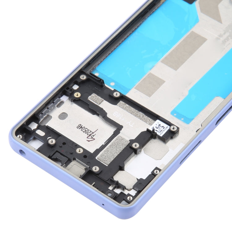 For Sony Xperia 10 IV Original Middle Frame Bezel Plate (Purple)