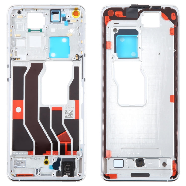 For OPPO Find X3 Pro Original Front Housing LCD Frame Bezel Plate (Silver)