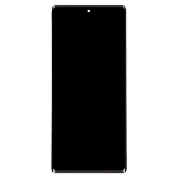 Original LCD Screen For Honor 70 Digitizer Full Assembly with Frame(Gold)