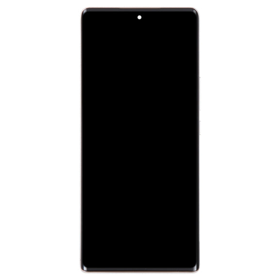Original LCD Screen For Honor 70 Digitizer Full Assembly with Frame(Gold)