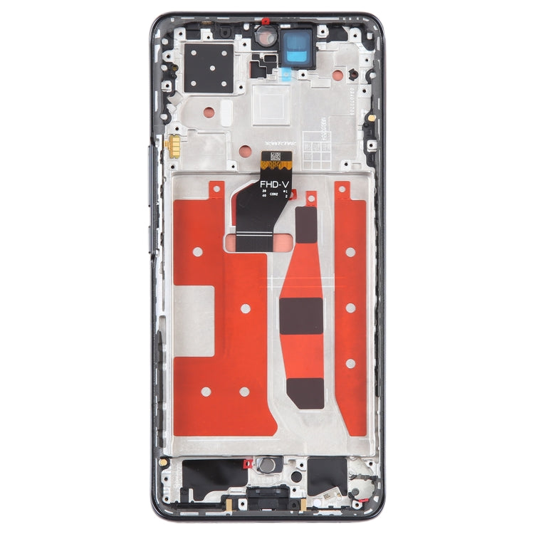 Original LCD Screen For Honor 60 Pro Digitizer Full Assembly with Frame(Black)
