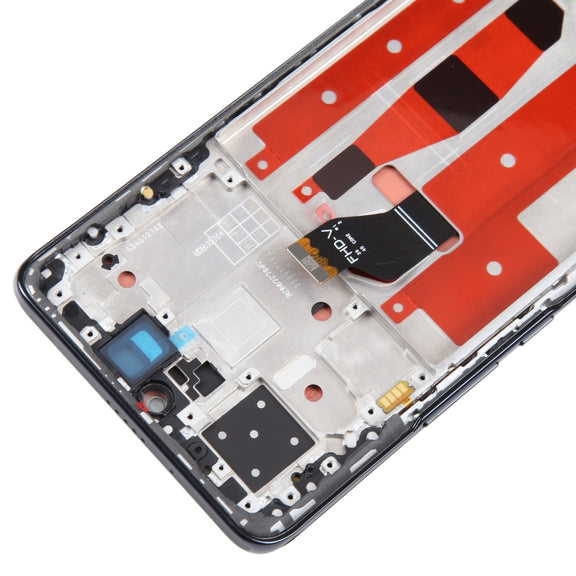 Original LCD Screen For Honor 60 Pro Digitizer Full Assembly with Frame(Black)