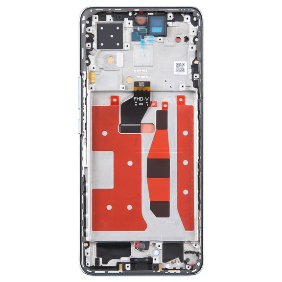 Original LCD Screen For Honor 60 Pro Digitizer Full Assembly with Frame(Green)