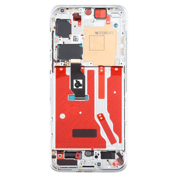 Original LCD Screen For Huawei P50 Digitizer Full Assembly with Frame(Silver)
