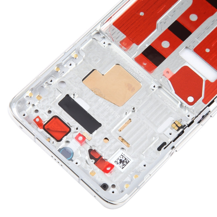 For Honor Magic4 Original Front Housing LCD Frame Bezel Plate(Silver)