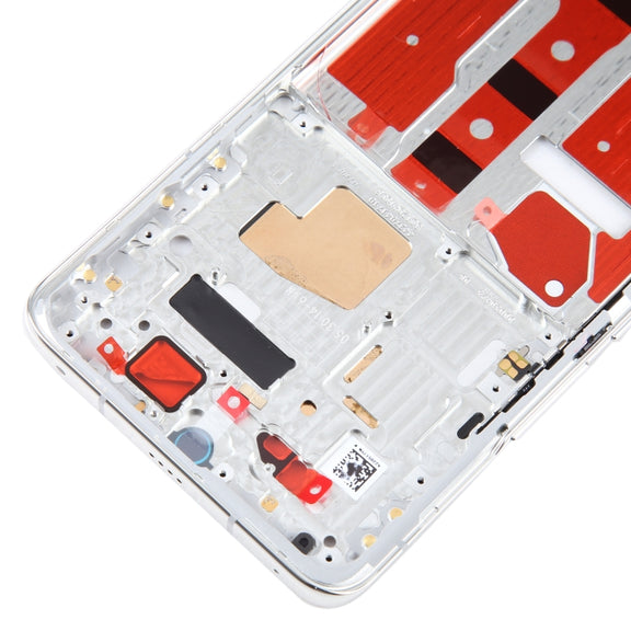 For Honor Magic4 Original Front Housing LCD Frame Bezel Plate(Silver)
