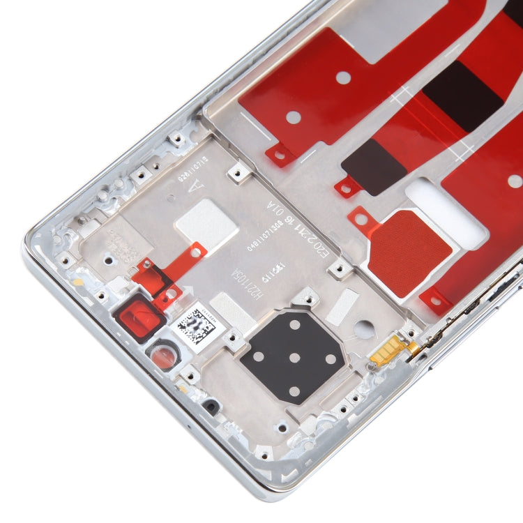 For Honor 80 Original Front Housing LCD Frame Bezel Plate(Silver)