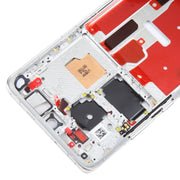 For Huawei P50 Pro Original Front Housing LCD Frame Bezel Plate(Silver)