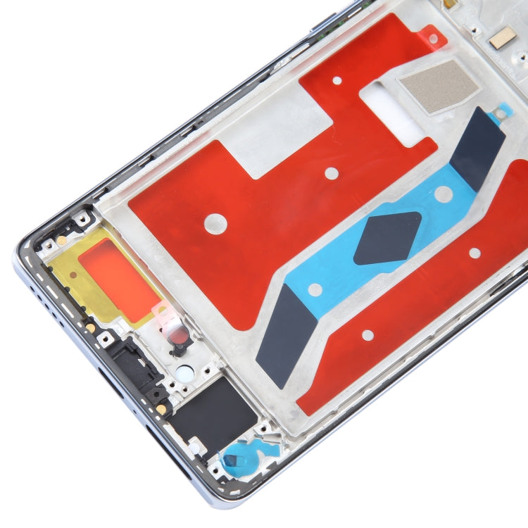 For Honor X40 Original Front Housing LCD Frame Bezel Plate(Blue)