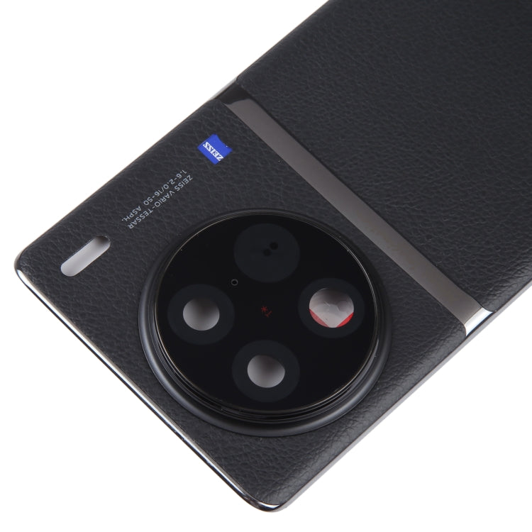For vivo X90 Pro Original Battery Back Cover with Camera Lens Cover(Black)