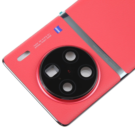 For vivo X90 Pro+ Original Battery Back Cover with Camera Lens Cover(Red)