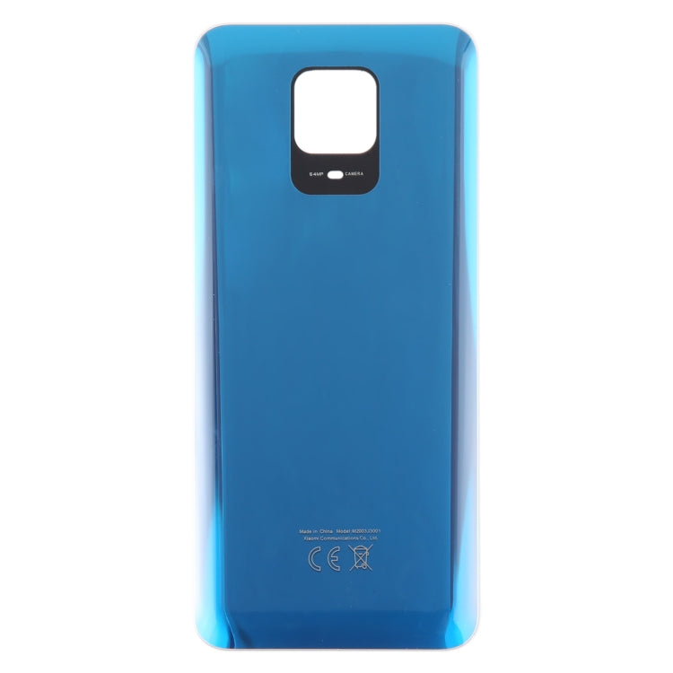 For Xiaomi Redmi Note 9S OEM Glass Battery Back Cover(Blue)