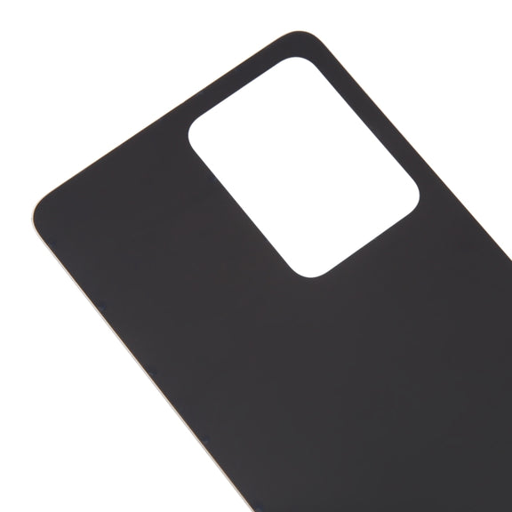For Xiaomi Redmi Note 12 Pro Glass Battery Back Cover(Black)