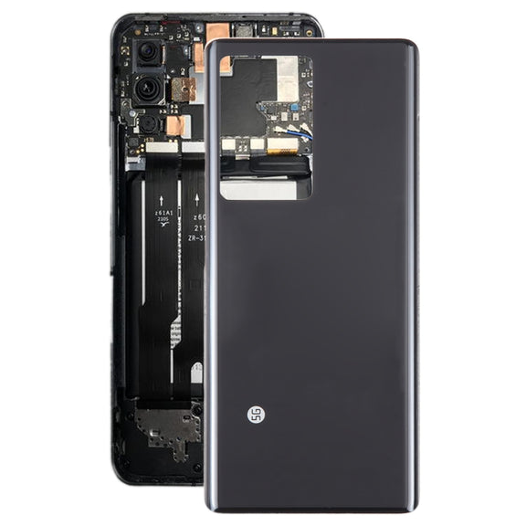 For ZTE Axon 40 Pro Battery Back Cover(Jet Black)