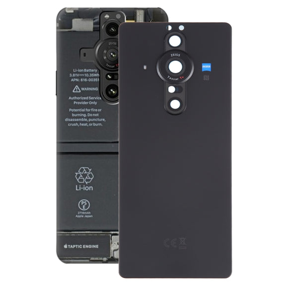 For Sony Xperia Pro-I Original Battery Back Cover with Camera Lens Cover(Black)