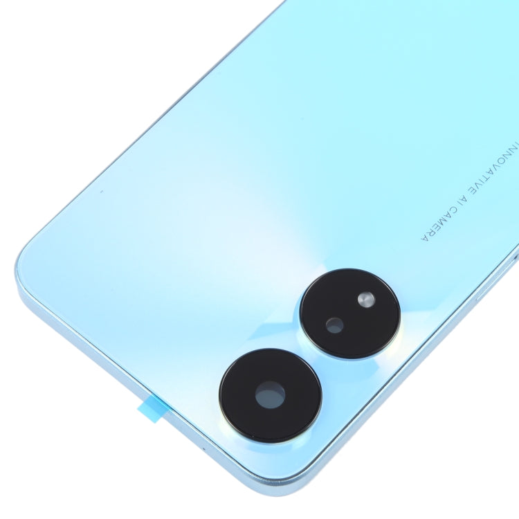 For OPPO A58 Original Battery Back Cover with Middle Frame(Blue)