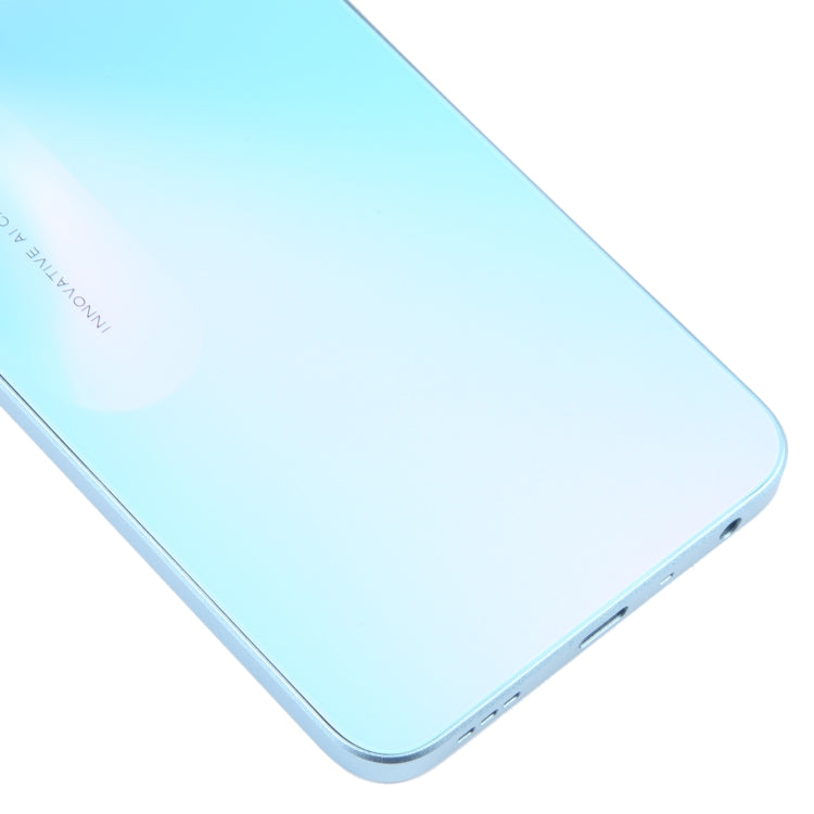 For OPPO A58 Original Battery Back Cover with Middle Frame(Blue)