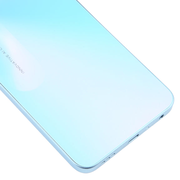 For OPPO A58 Original Battery Back Cover with Middle Frame(Blue)