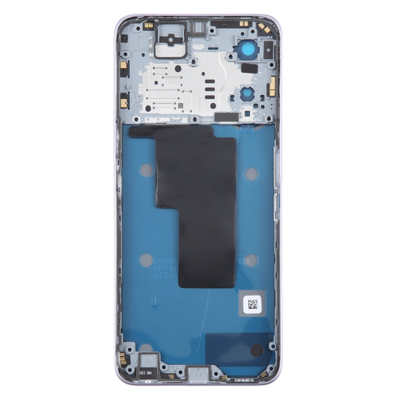For OPPO A58 5G Original Battery Back Cover with Middle Frame(Purple)