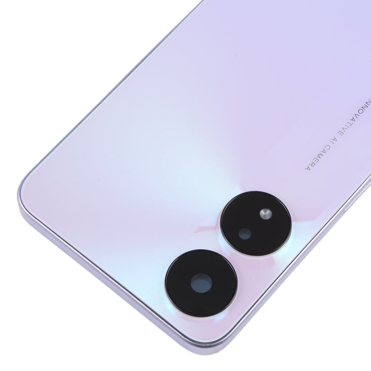 For OPPO A58 5G Original Battery Back Cover with Middle Frame(Purple)