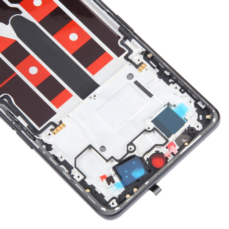 For OPPO A1 Pro Original Front Housing LCD Frame Bezel Plate (Black)