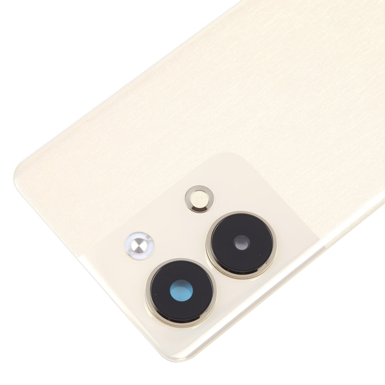 For OPPO Reno9 Original Battery Back Cover with Camera Lens Cover(Gold)