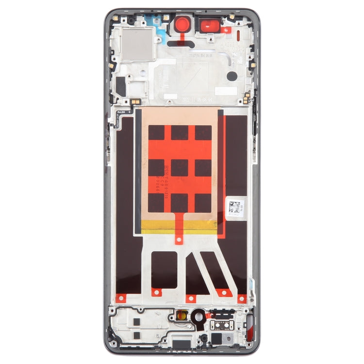 For OPPO Reno9 Original Front Housing LCD Frame Bezel Plate (Black)