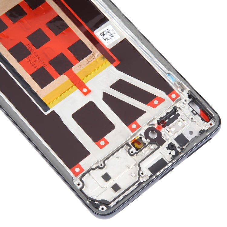 For OPPO Reno9 Original Front Housing LCD Frame Bezel Plate (Black)
