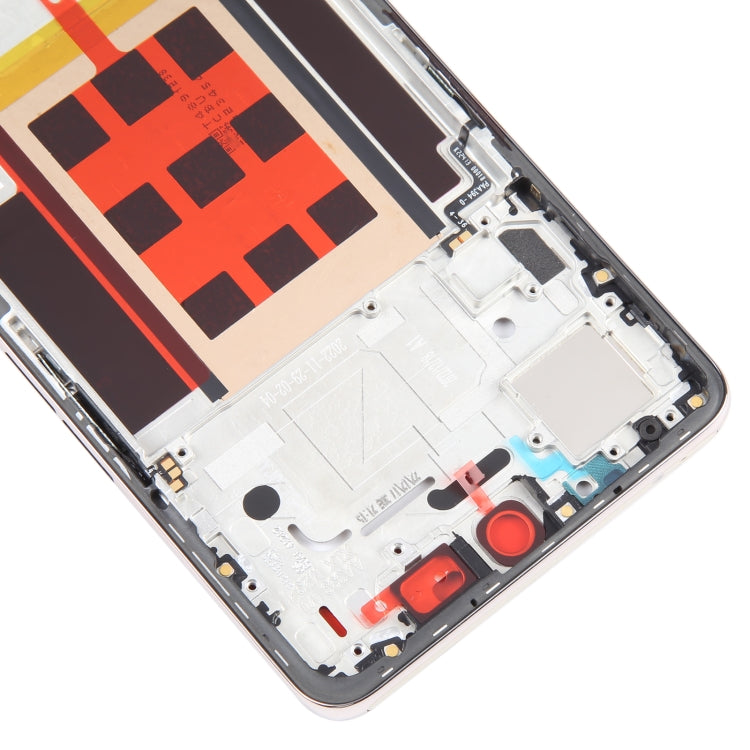 For OPPO Reno9 Original Front Housing LCD Frame Bezel Plate (Gold)
