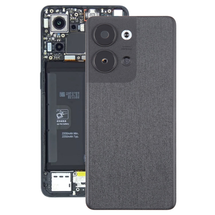 For OPPO Reno9 Pro Original Battery Back Cover with Camera Lens Cover(Black)