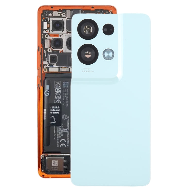 For OPPO Reno8 Pro+ Original Battery Back Cover with Camera Lens Cover(Green)