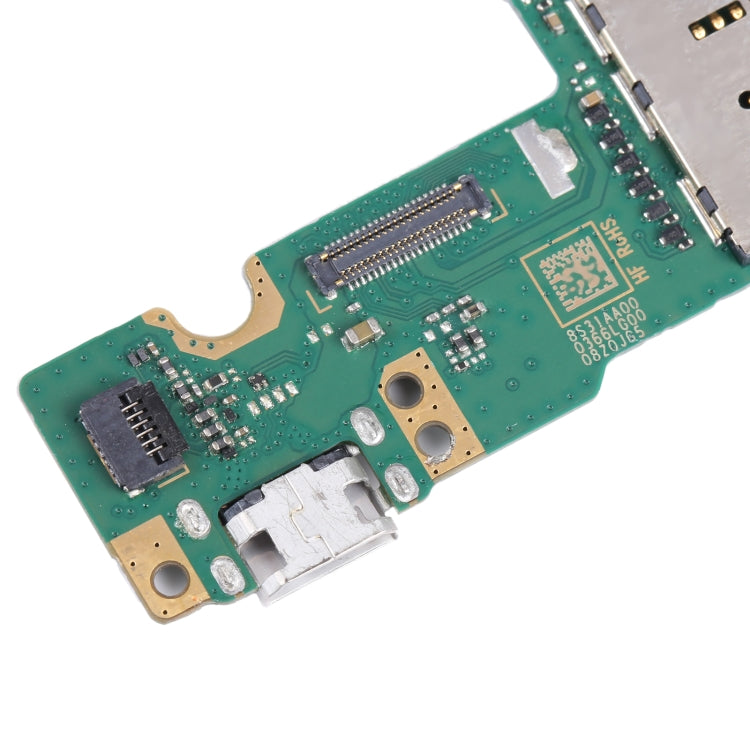 For Lenovo Tab M10 HD TB-X505 Original Charging Port Board With SIM Card Holder Socket