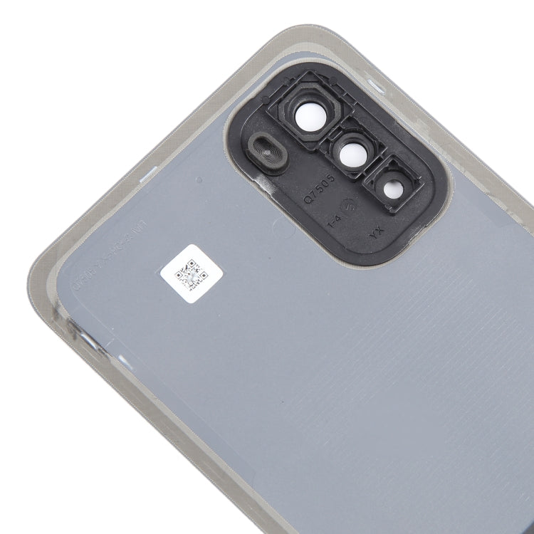 For Nokia G60 Original Battery Back Cover with Camera Lens Cover(Silver)