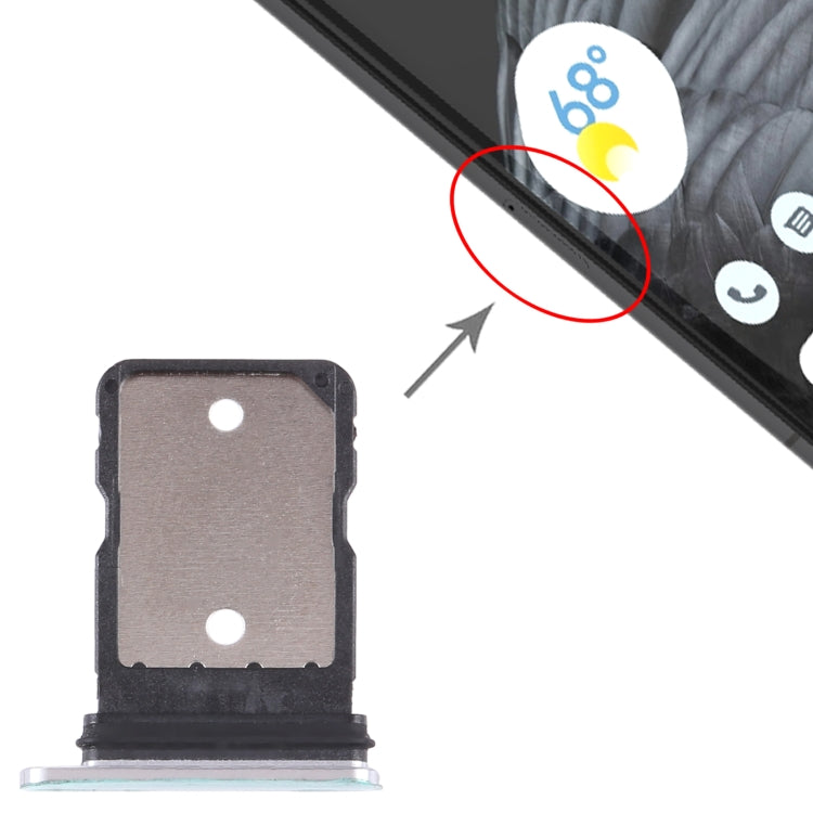 For Google Pixel 7 Pro Original SIM Card Tray with SIM Pin (Green)