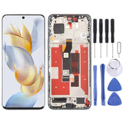 For Honor 90 Original LCD Screen Digitizer Full Assembly with Frame (Blue)