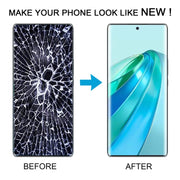 For Honor X9A Original LCD Screen Digitizer Full Assembly with Frame (Silver)