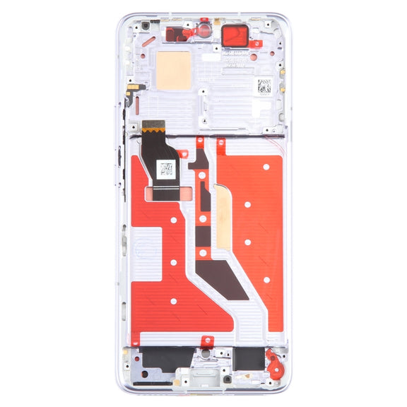 For Honor Magic5 Original LCD Screen Digitizer Full Assembly with Frame (Purple)
