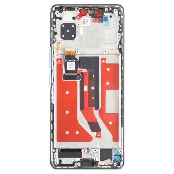 For Honor 80 Pro Original LCD Screen Digitizer Full Assembly with Frame (Green)
