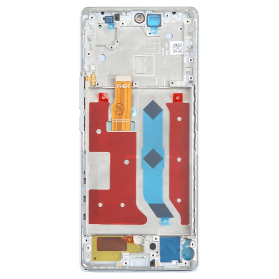 For Honor 80 SE Original LCD Screen Digitizer Full Assembly with Frame (Blue)