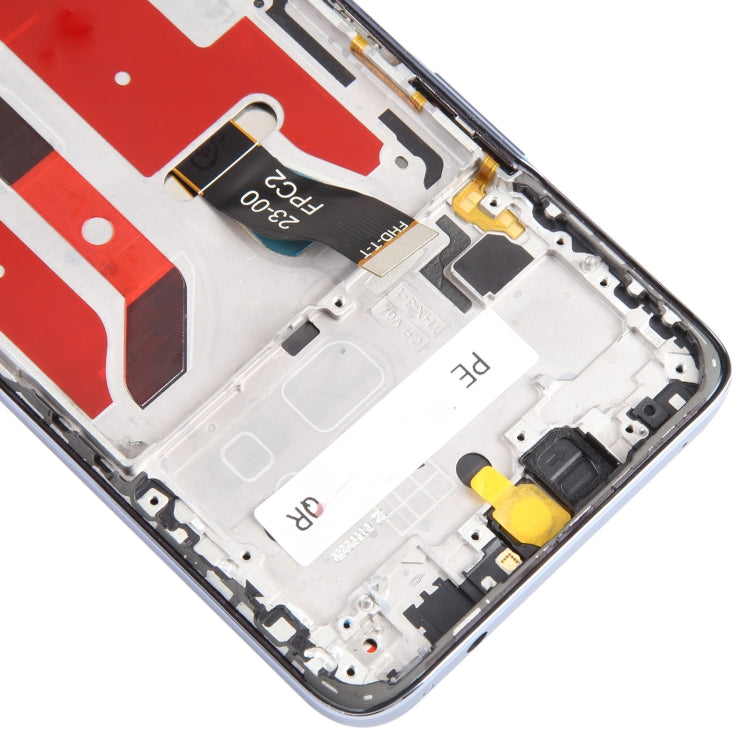 For Huawei Nova 10z Original LCD Screen Digitizer Full Assembly with Frame (Silver)