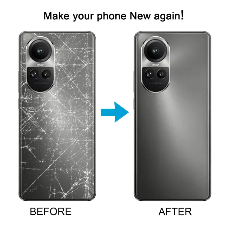 For OPPO Reno10 Global Original Battery Back Cover with Camera Lens Cover (Grey)