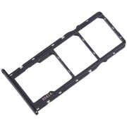 For Motorola Moto G7 Play SIM Card Tray + SIM Card Tray + Micro SD Card Tray (Black)