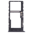 For Motorola Moto G 2022 SIM Card Tray + Micro SD Card Tray (Black) - Card Socket by PMC TechLife | Online Shopping South Africa | PMC TechLife | Buy Now Pay Later Mobicred