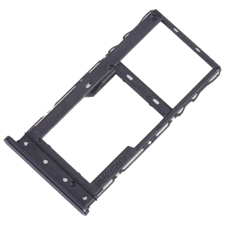 For Motorola Moto G 2022 SIM Card Tray + Micro SD Card Tray (Black)